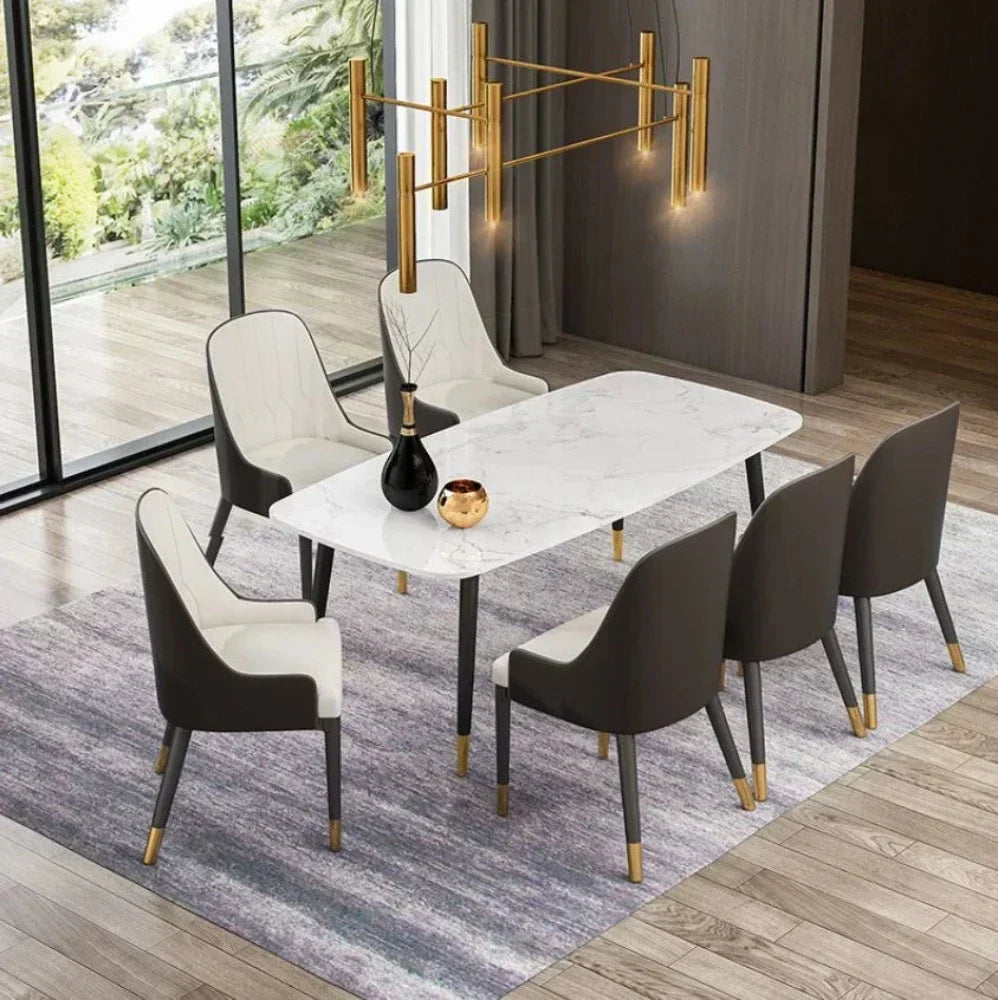 Rolex Luxury 6 Seater Dining Table in Black