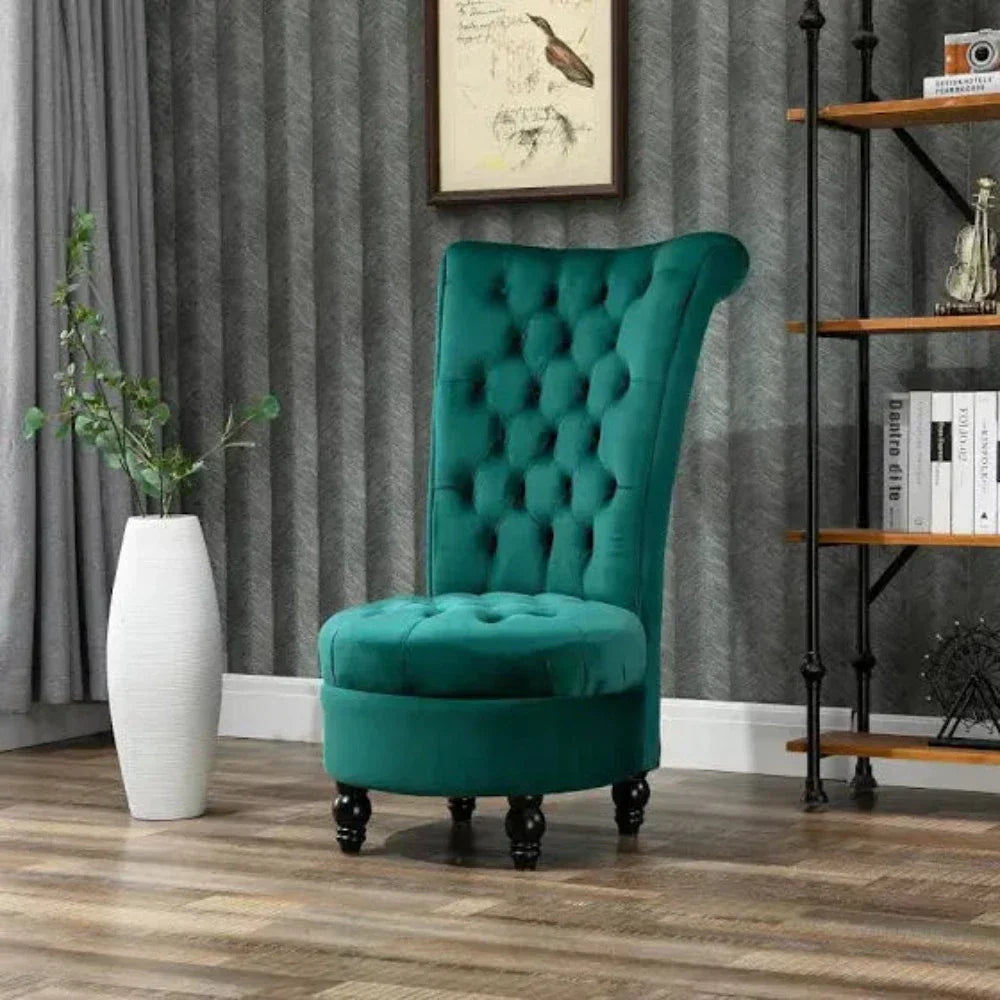 Jacky & Hill High Back Chair Green