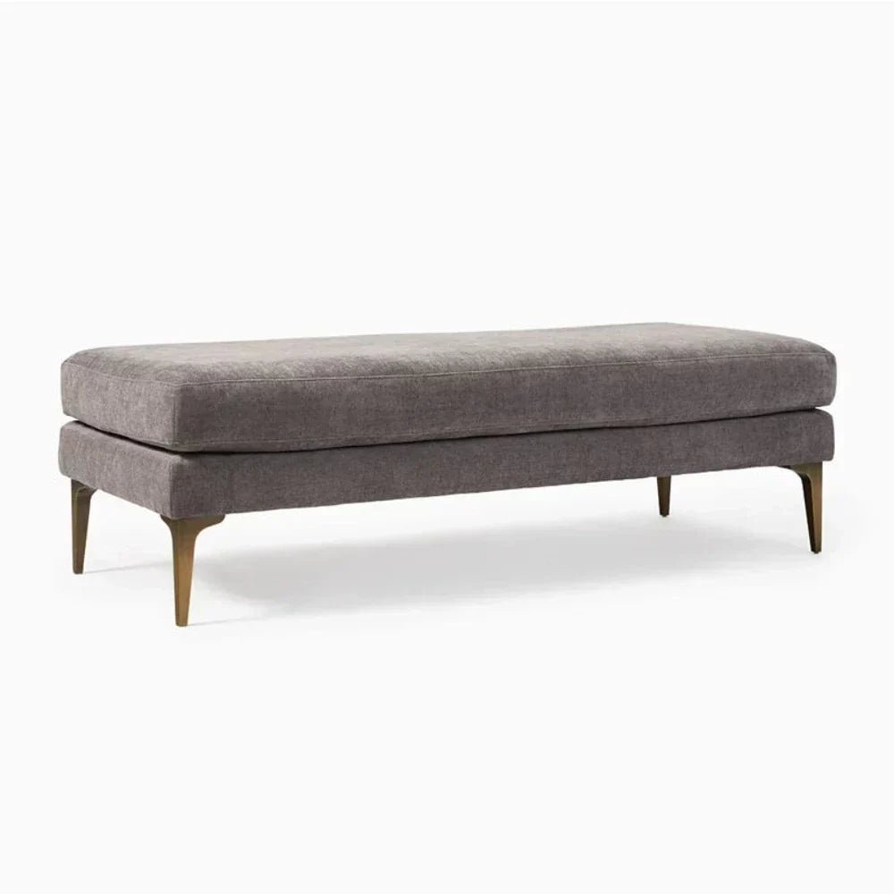 Mosco Lounger in Suede Dark Grey