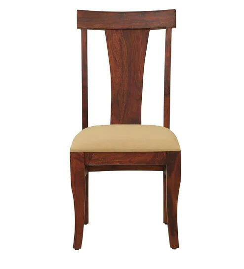 Umrao 4 Seater Dining Table in Honey Teak Color - Luxe Maple