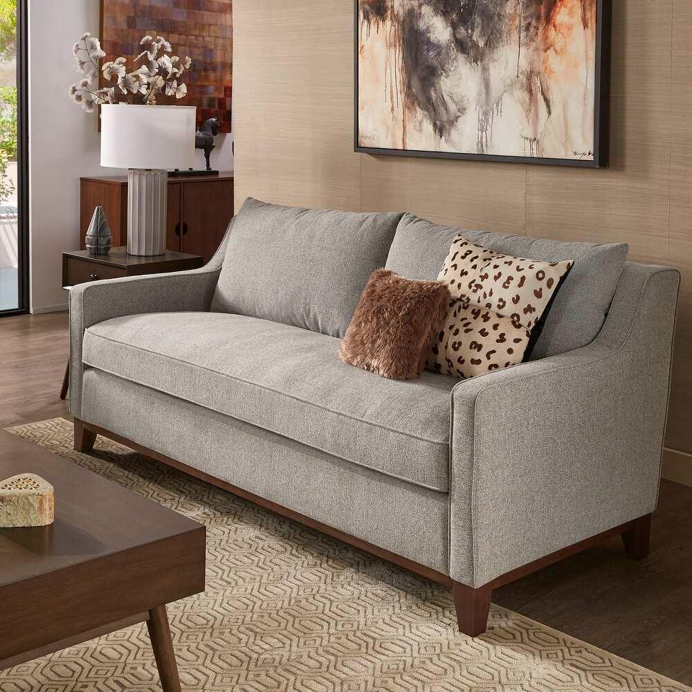 Donald Luxury Straight Line Sofa Set Grey
