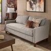 Donald Luxury Straight Line Sofa Set - Luxe Maple