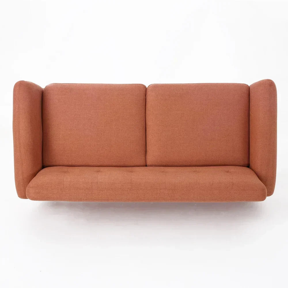 Heffy Modern Sofa Set in Suede