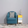 Cupbox Accent Chair in Blue - Luxe Maple