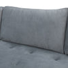 Volly High Back Couch Mid-century Suede SS Legs Chaise Sofa - Luxe Maple