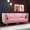 Dolcy Line Sofa Set in Pink - Luxe Maple