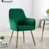 Oppo Suede Accent Chair Green