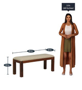 Tipsy 6 Seater Dining Table in Wenge Color (Sheesham Wood)