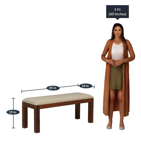 Tipsy 6 Seater Dining Table in Wenge Color (Sheesham Wood)