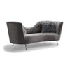 Angel Wing Luxury Modern Suede Sofa Set
