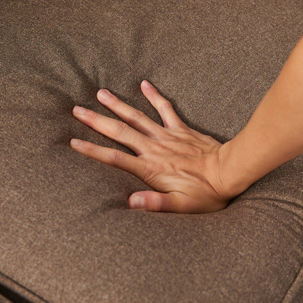 Tox Straight Line Sofa Set in Brown - Luxe Maple