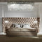 Quilt Nexa Premium Upholstered Bed With Side Tables in Suede - Luxe Maple