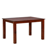 Hazelnut 4 Seater Dining Table in Honey Teak Color