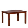 Hazelnut 4 Seater Dining Table in Honey Teak Color - Luxe Maple