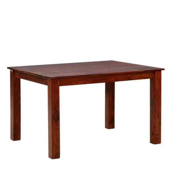 Hazelnut 4 Seater Dining Table in Honey Teak Color - Luxe Maple