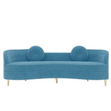 Perfecto Luxury Modern Suede Sofa Set