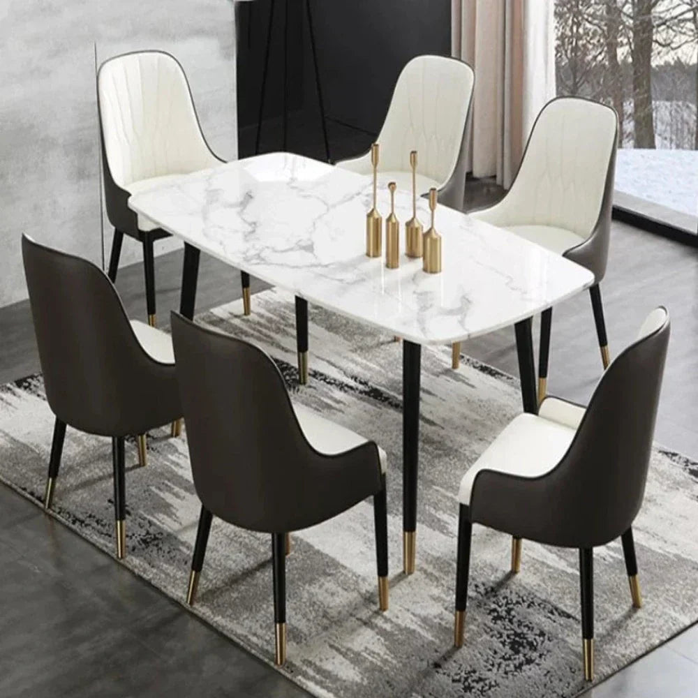 Rolex Luxury 6 Seater Dining Table in Black