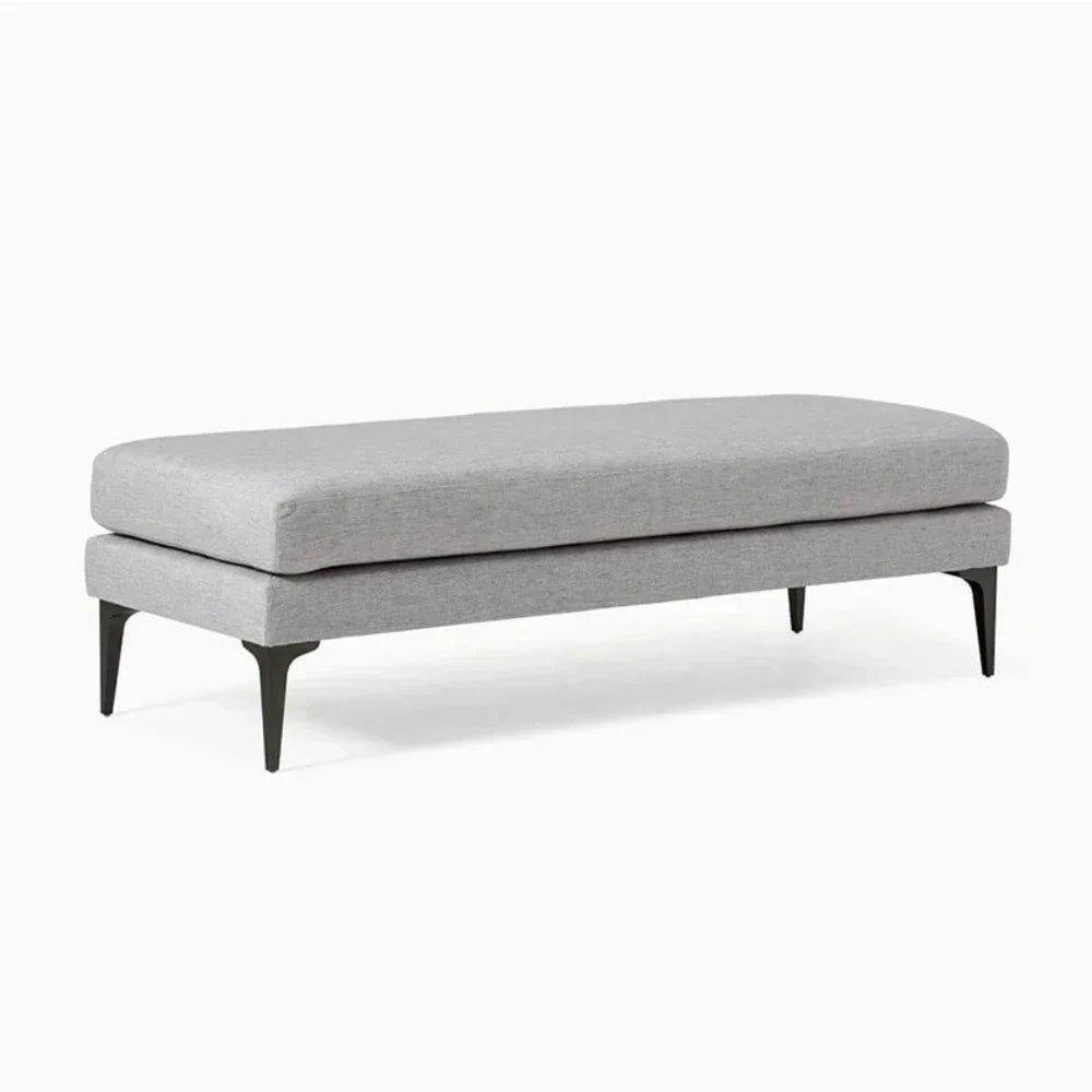 Mosco Lounger in Suede Light Grey