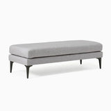 Mosco Lounger in Suede Light Grey