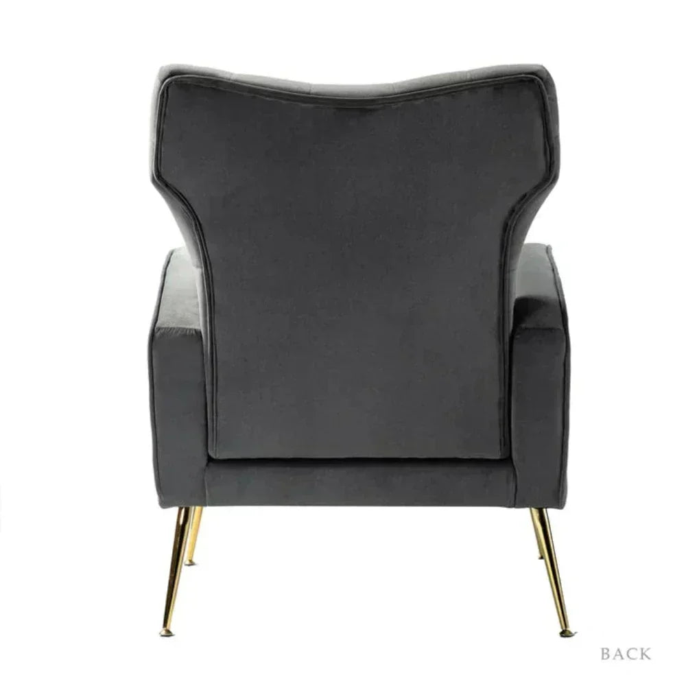 Jacky Chesterfield Chair in Suede