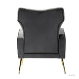 Jacky Chesterfield Chair in Suede