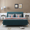 Uniline Pro Luxury Upholstered Bed Without Storage in Suede King Pro