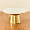 Nano Center Table in Gold Finish.