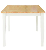 Smarty 6 Seater Dining Table in White Color