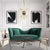Angel Wing Luxury Modern Suede Sofa Set