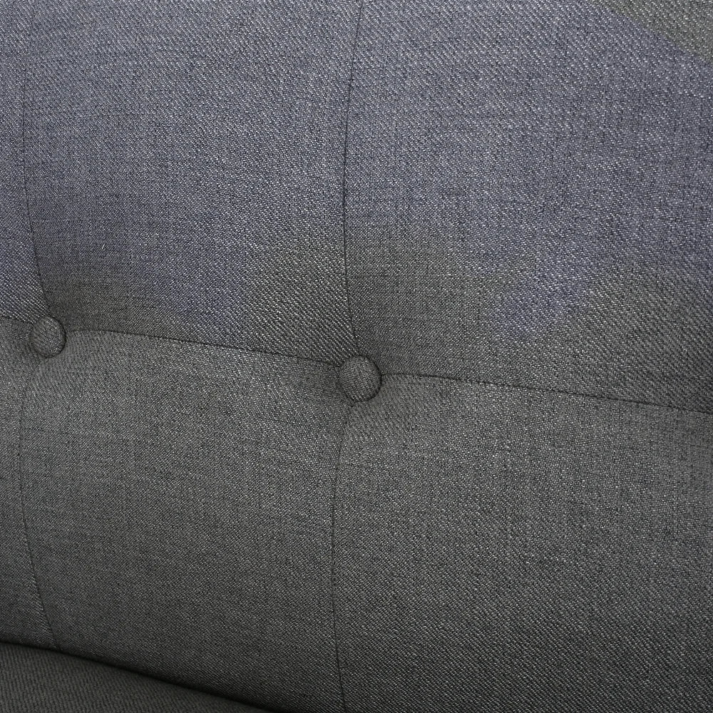 Heffy Modern Sofa Set in Suede