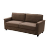 Tox Straight Line Sofa Set in Brown - Luxe Maple