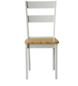 Smarty 6 Seater Dining Table in White Color