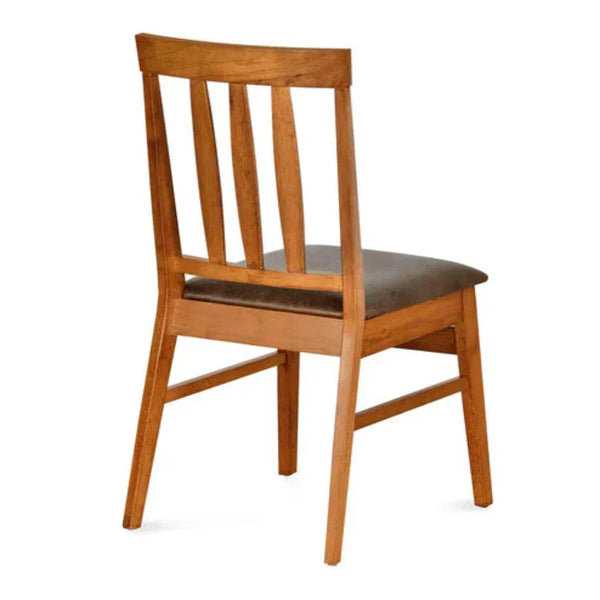 Jackie 4 Seater Dining Table in Honey Teak Color - Luxe Maple