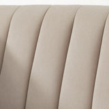 Boombox Luxury Straight Line Sofa Set in Suede