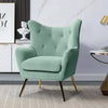 Becky Suede Accent Chair - Luxe Maple