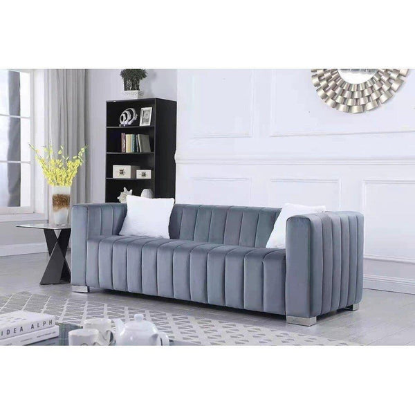 Proline Sofa Set with SS Legs - Luxe Maple