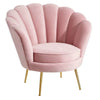 Butterfly Accent Chair in Pink Color - Luxe Maple