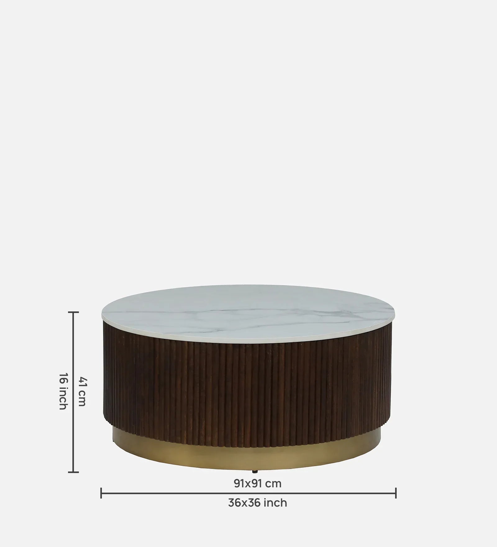 Kelly Luxury Center Table In Teak Wood