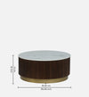 Kelly Luxury Center Table In Teak Wood