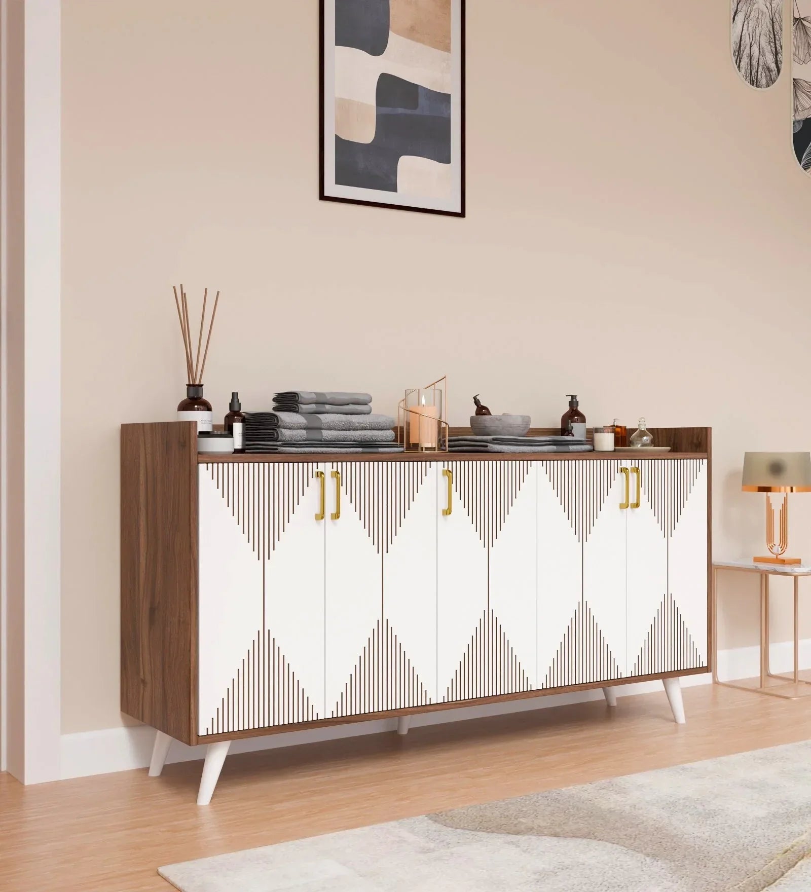 Keko Luxury Chest of Drawer in Laminate