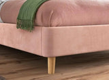 Knox Luxury Upholstered Bed In Suede