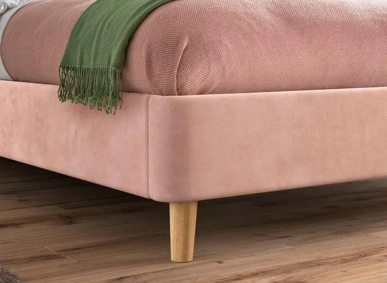 Knox Luxury Upholstered Bed In Suede