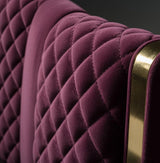 Mario Luxury Upholstered Bed in Suede