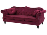 Wills Luxury Chesterfield Sofa Set in Suede