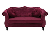 Wills Luxury Chesterfield Sofa Set in Suede