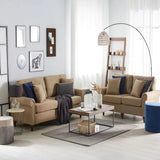 Maxo Straight Line Sofa Set in Cotton