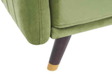 Uniline Luxury Mid-Century Sofa In Suede