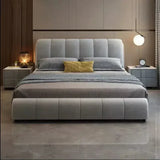 Barbie Premium Upholstered Bed in Suede Grey