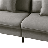Mexico Straight Line Sofa Set in Grey Color
