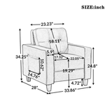 Comfortable Modern Sofa Set for Home Living Room